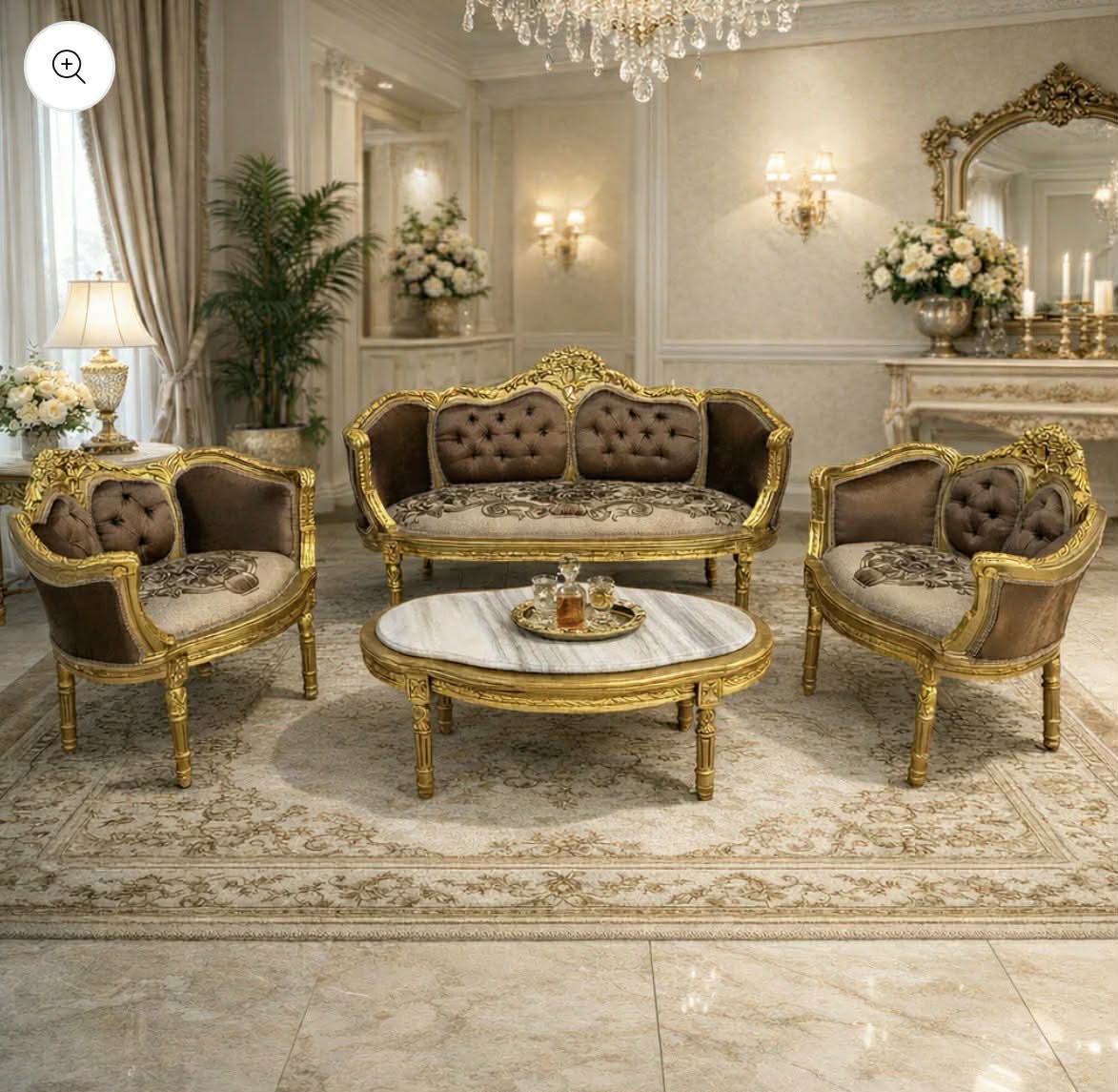 Salon classique – Style Égyptien Royal - Deco et mobiler