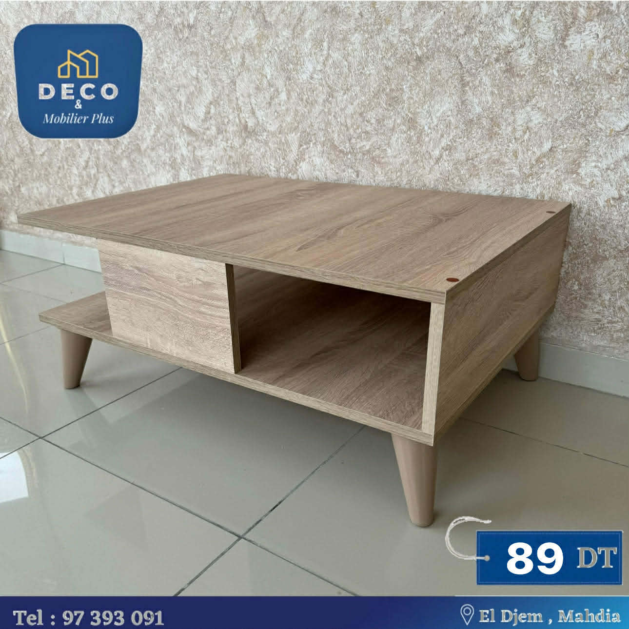 table basse beige de beige - Deco et mobiler