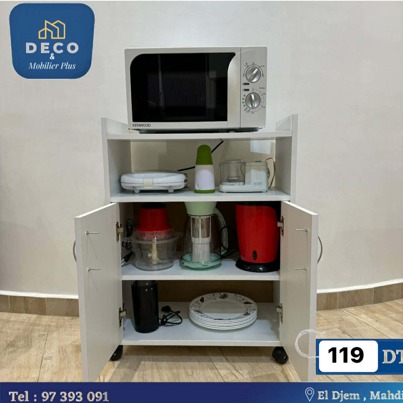 élément micro-onde blanc - Deco et mobiler