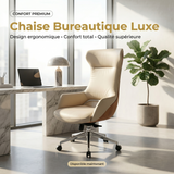chaise bureautique confort premium beige - Deco et mobiler