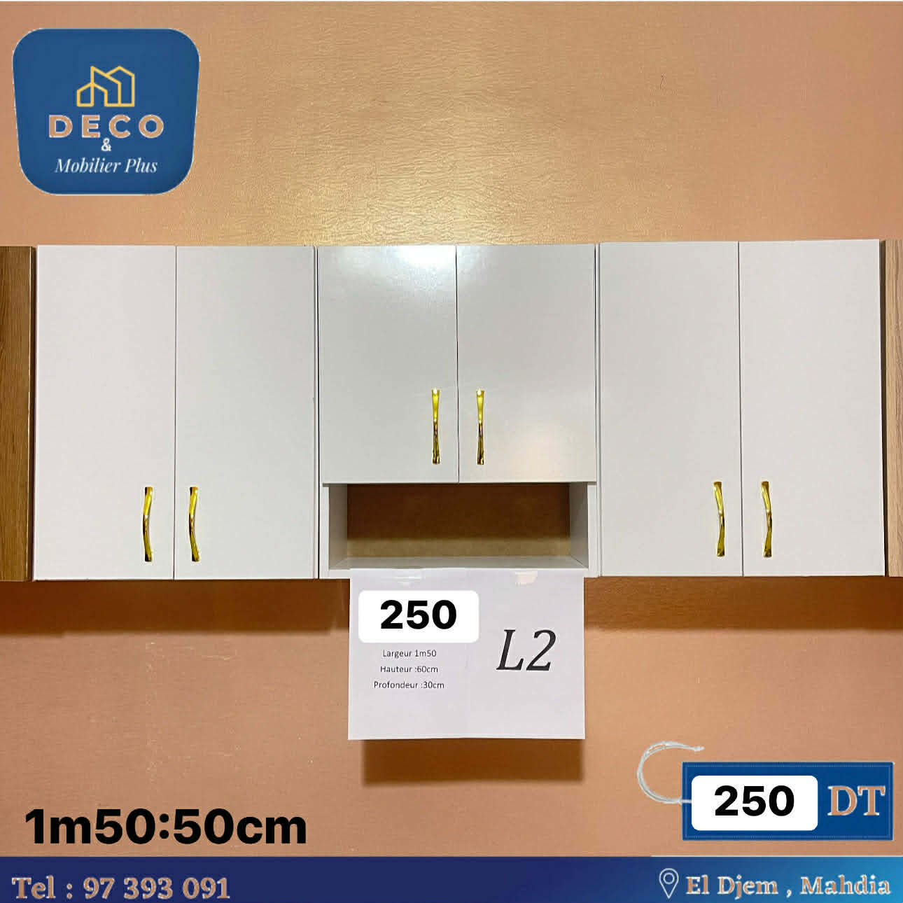 élément cuisine blanc 1m50 - Deco et mobiler