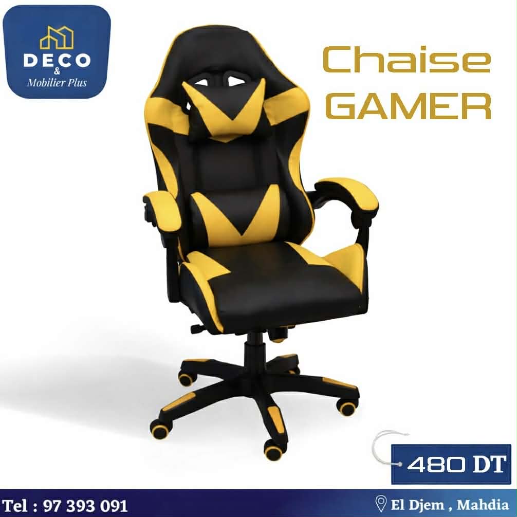 Chaise Gaming Lambo Yellow – Fauteuil Réglable