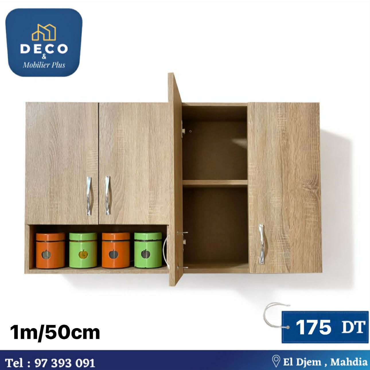 élément cuisine beige 1m - Deco et mobiler